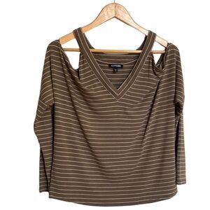 Express Cold Shoulder Top Size Small